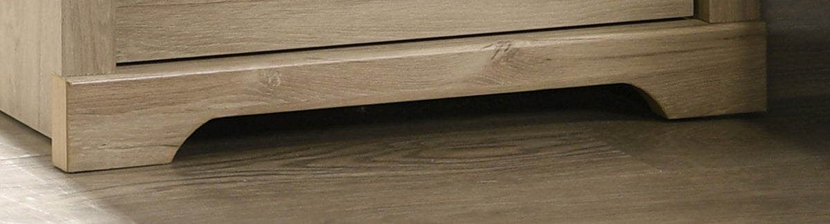Elara Light Oak 22"W 2-Drawer Nightstand