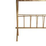 Levis Gold Accent Table with Magazine