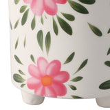 Almaway White/Green/Pink Planter