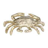 Imola Champagne Metal Crab Decor