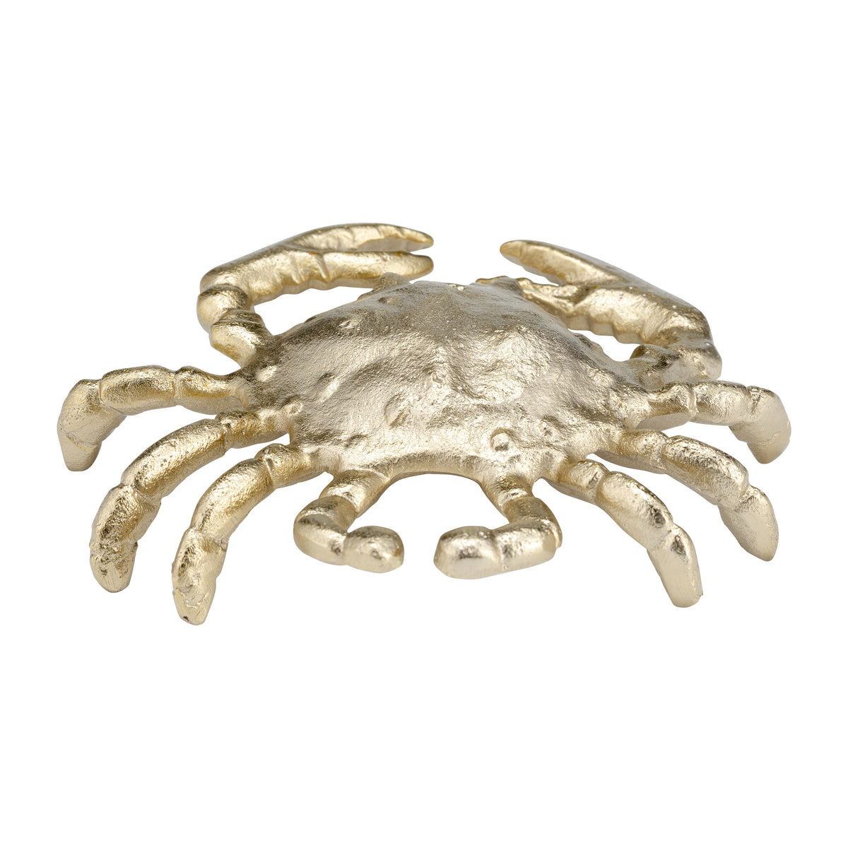 Imola Champagne Metal Crab Decor