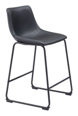 Smart Black Counter Stool (Set of 2)