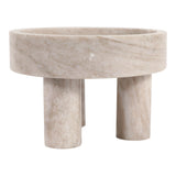 Broganmoor Beige Marble Bowl on 3 Feet