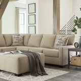 Lucina Quartz Beige 3pc RAF Sectional Sofa - Ornate Home