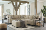 Lucina Quartz Beige 3pc RAF Sectional Sofa - Ornate Home