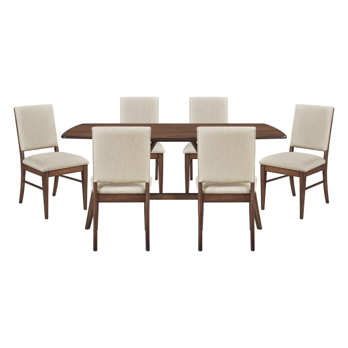 Monroe Tan 7pc Dining Set
