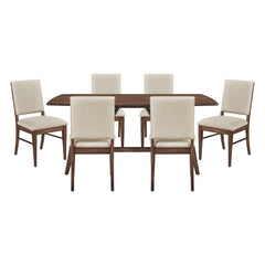 Monroe Tan 7pc Dining Set