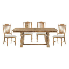 Weatherford Tan 5pc Dining Set
