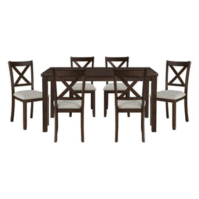 Challis Brown 7-Piece Pack Dinette Set