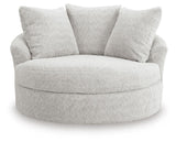 Snodoodle Arctic Oversized Swivel Accent Chair