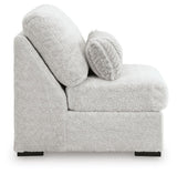 Cuddle Plush Arctic 3-Piece Sectional, Chair and Ottoman