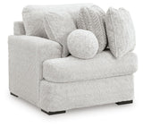 Cuddle Plush Arctic 3-Piece Sectional, Chair and Ottoman