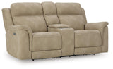 Next-Gen Durapella Sand Power Reclining Loveseat and Power Recliner (Online Special Price)