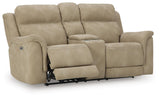 Next-Gen Durapella Sand Power Reclining Loveseat and Power Recliner (Online Special Price)
