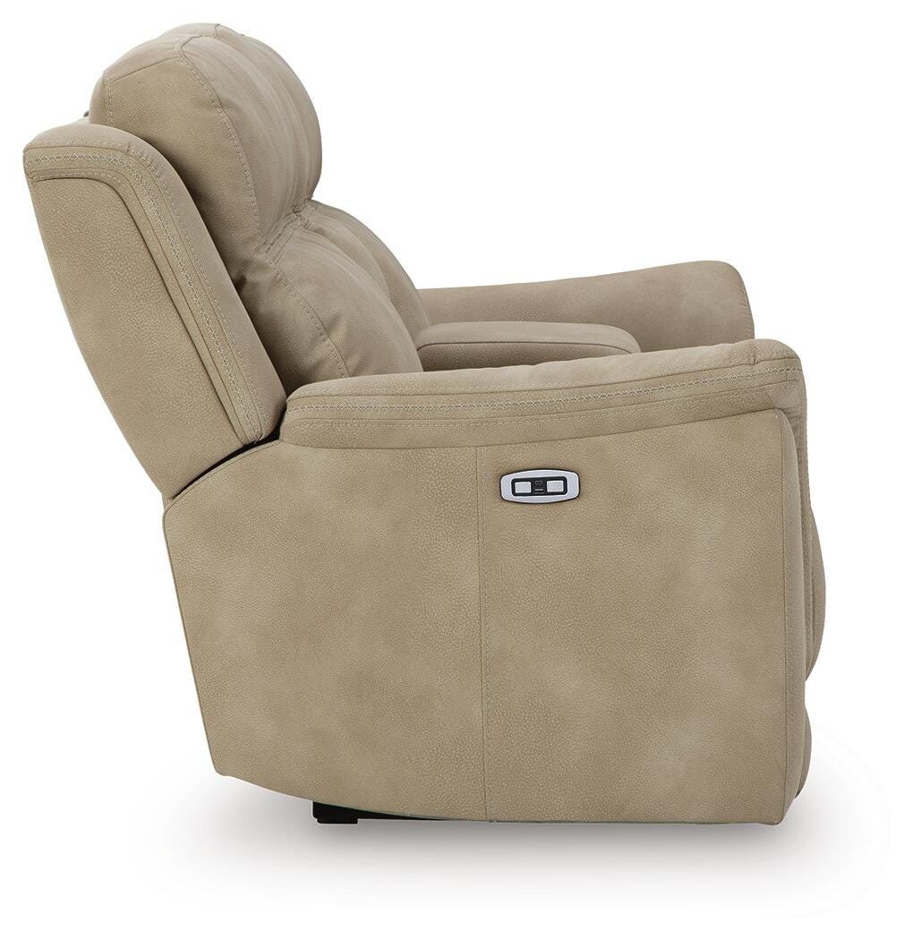 Next-Gen Durapella Sand Power Reclining Loveseat and Power Recliner (Online Special Price)
