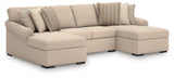 LadyMae Twill 3-Piece Sectional with Chaise (Online Special Price)