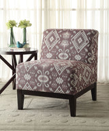 Hinte Dark Brown/Multi-color Accent Chair