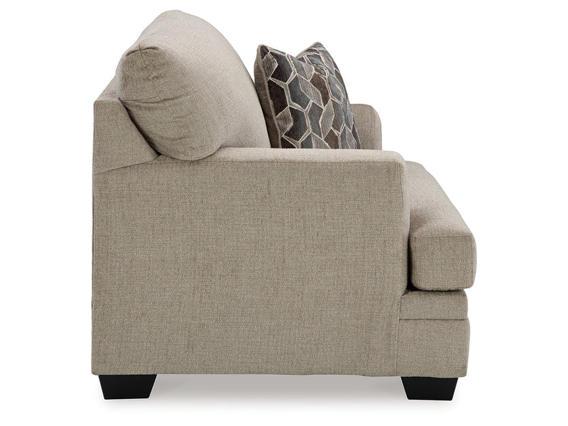 Stonemeade Taupe Oversized Chair - Ornate Home