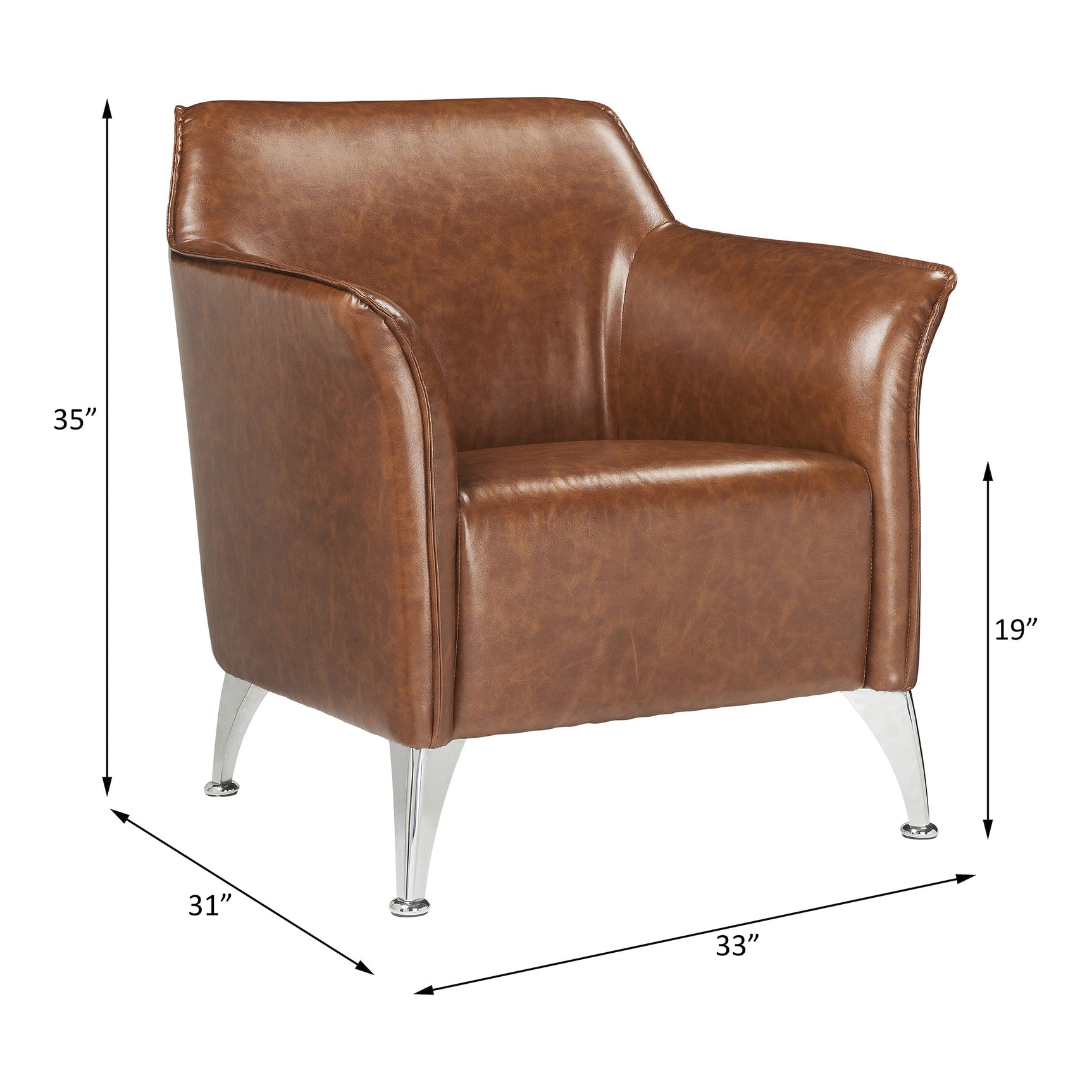Teague Brown Accent Chair