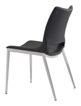 Ace Black & Silver Dining Chair (Set of 2)