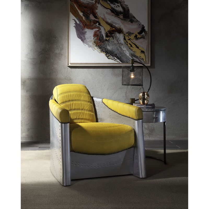 Brancaster Yellow Accent Chair - Ornate Home