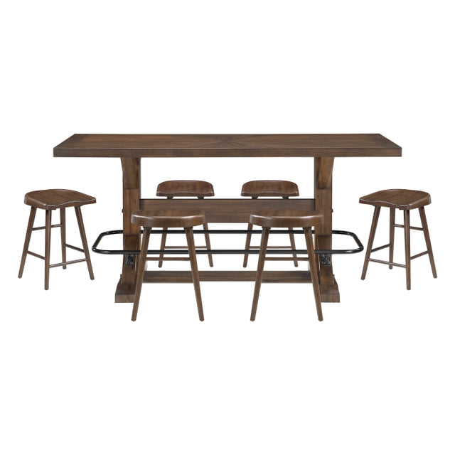 Oliver Brown 7pc Dining Set