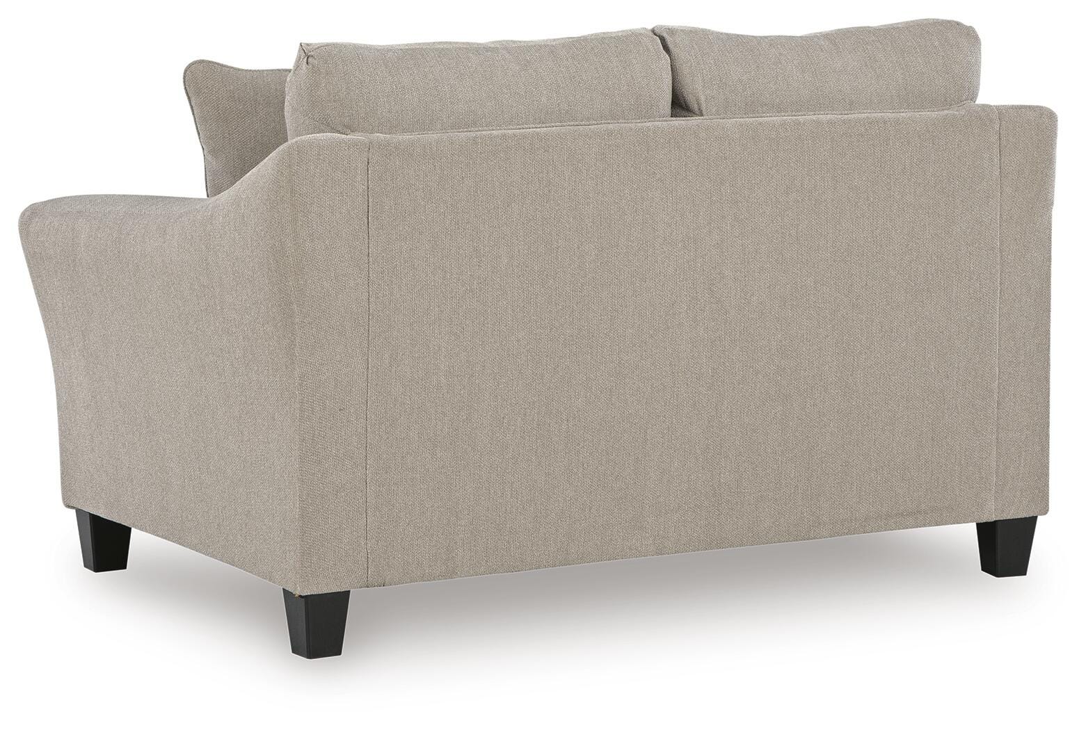 Willarae Taupe Queen Sofa Sleeper and Loveseat