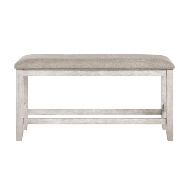 Savile Beige Counter Height Bench