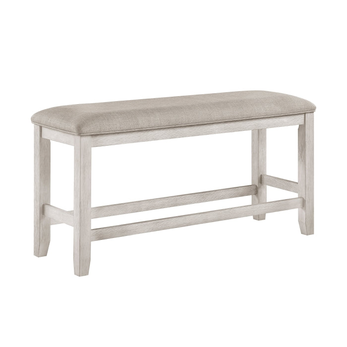 Savile Beige Counter Height Bench
