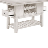 Savile White Counter Height Table Top