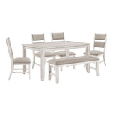 Savile Beige 6pc Dining Set