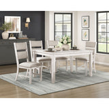 Savile White Side Chair