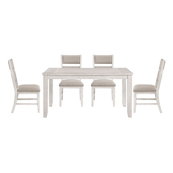 Savile White 5pc Dining Set