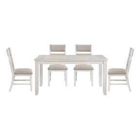 Savile White 5pc Dining Set