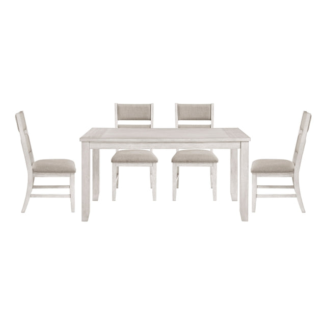 Savile White 5pc Dining Set