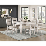 Savile White Dining Table