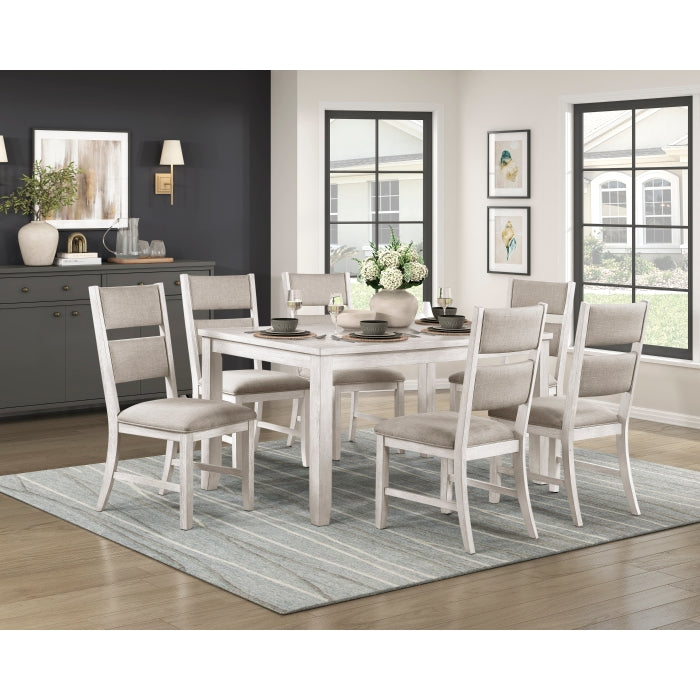 Savile White Dining Table