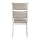 Savile White Side Chair