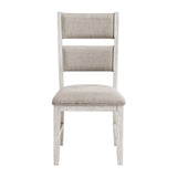 Savile White Side Chair