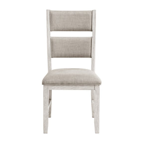Savile White Side Chair