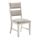 Savile White Side Chair