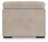 High Profile Taupe Sofa, Oversized Chair and Ottoman