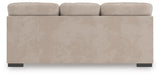 High Profile Taupe Sofa, Oversized Chair and Ottoman