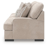 High Profile Taupe Sofa, Oversized Chair and Ottoman
