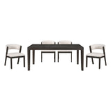 Soma Black 5pc Dining Set
