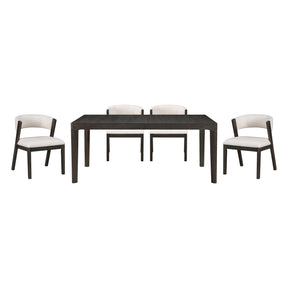 Soma Black 5pc Dining Set