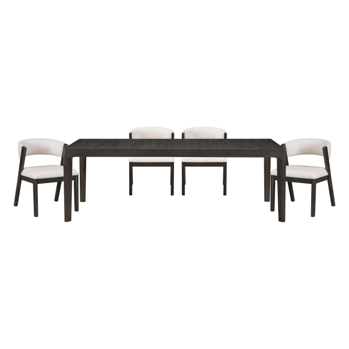 Soma Black/White 5pc Dining Set