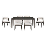 Soma Black 7pc Dining Set