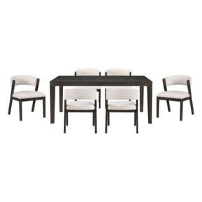 Soma Black 7pc Dining Set
