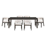 Soma Black/White 7pc Dining Set